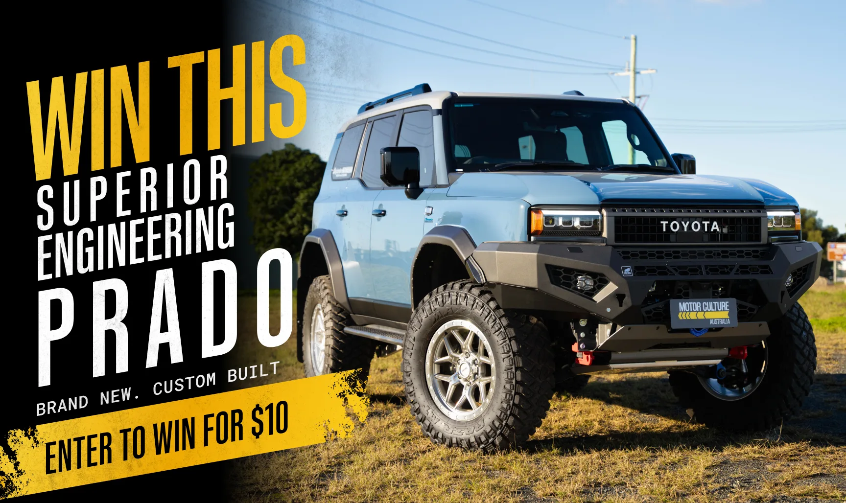 Win a Superior Engineering Prado for $10 with Motor Culture Australia