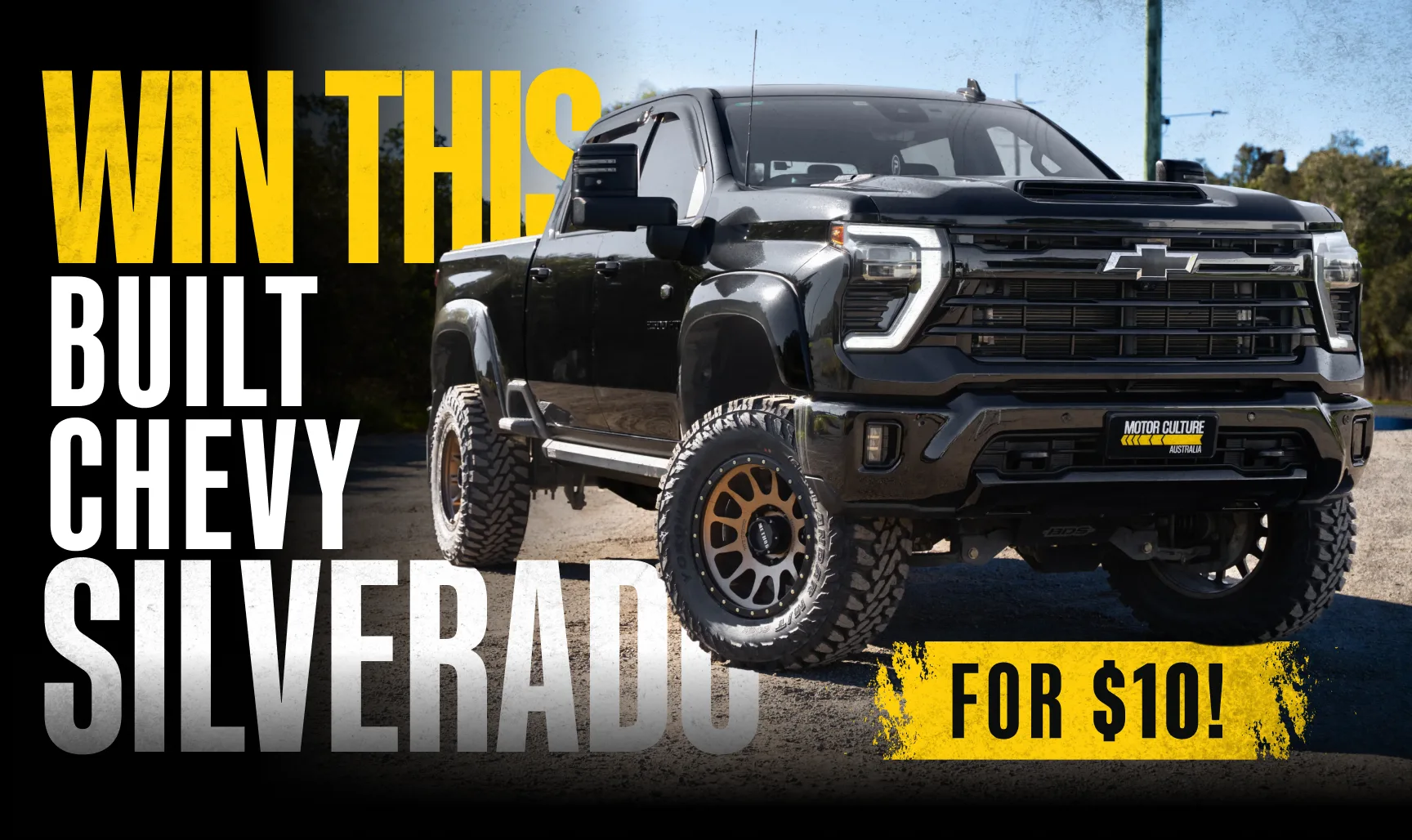 Win a Silverado 2500 HD for $10 with Motor Culture Australia (3X)