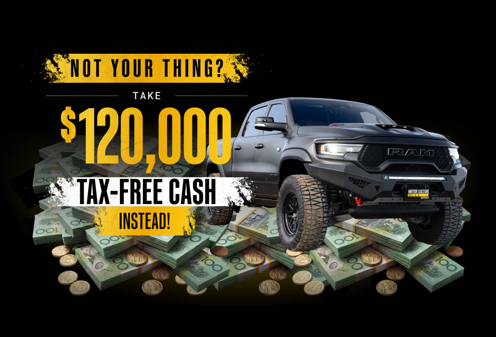 $120,000 TAX-FREE CASH INSTEAD!
